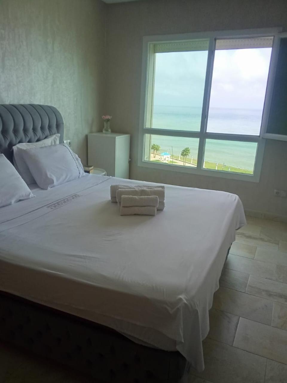 Appartf3 Vue Panoramique Sur Mer Residence Vista Del Mar Fnideq Exterior foto